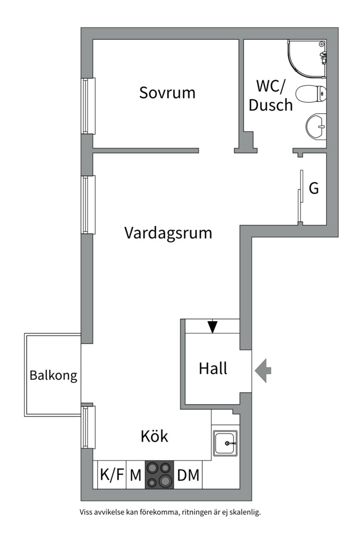 Planlösning från Beckasinvägen 24, Kommande i Saltängen, Nacka