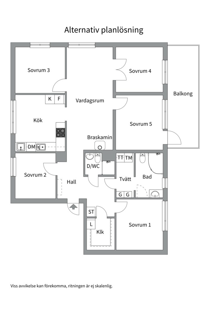 Bostadsbild från Hällbygatan 17, Såld i Luthagen, Uppsala