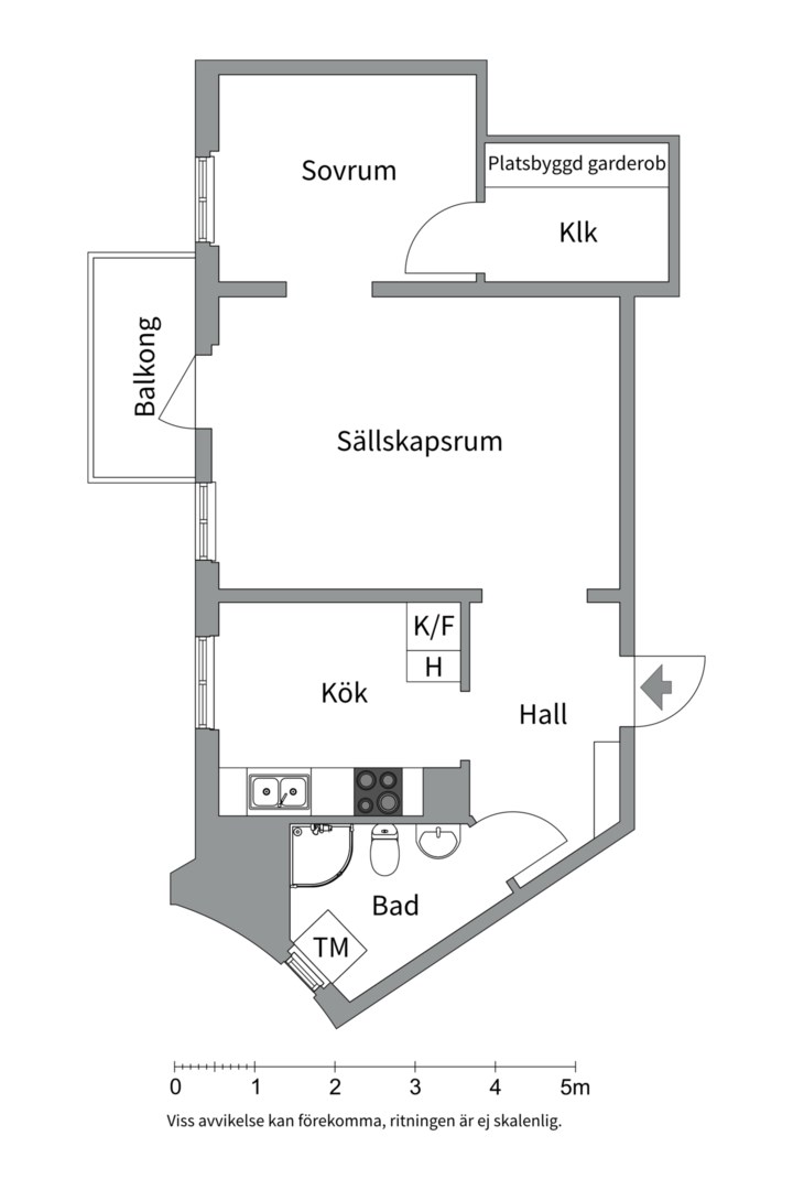 Planlösning från Birger Jarlsgatan 82, Såld i Östermalm, Stockholm