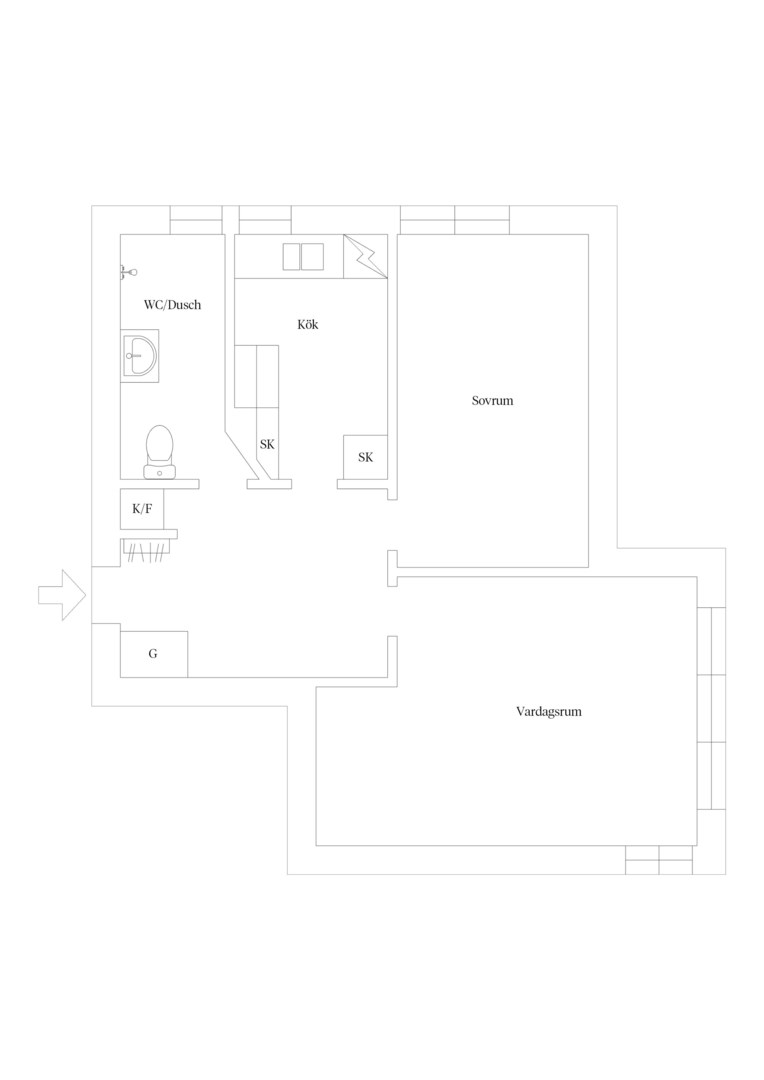 Bostadsbild från Botvidsgatan 8D, Kommande i Höganäs, Uppsala