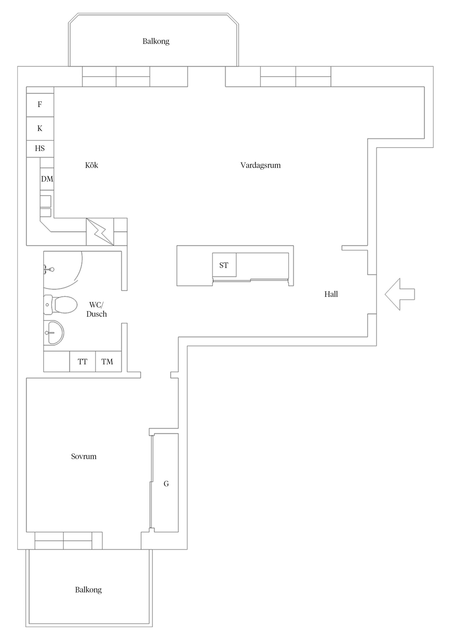 Bostadsbild från Industrigatan 37, Såld i Kungsängen, Uppsala