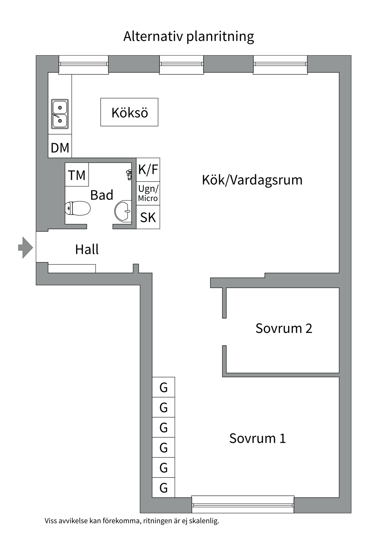 Bostadsbild från Höganäsgatan 11B, Såld i Höganäs, Uppsala