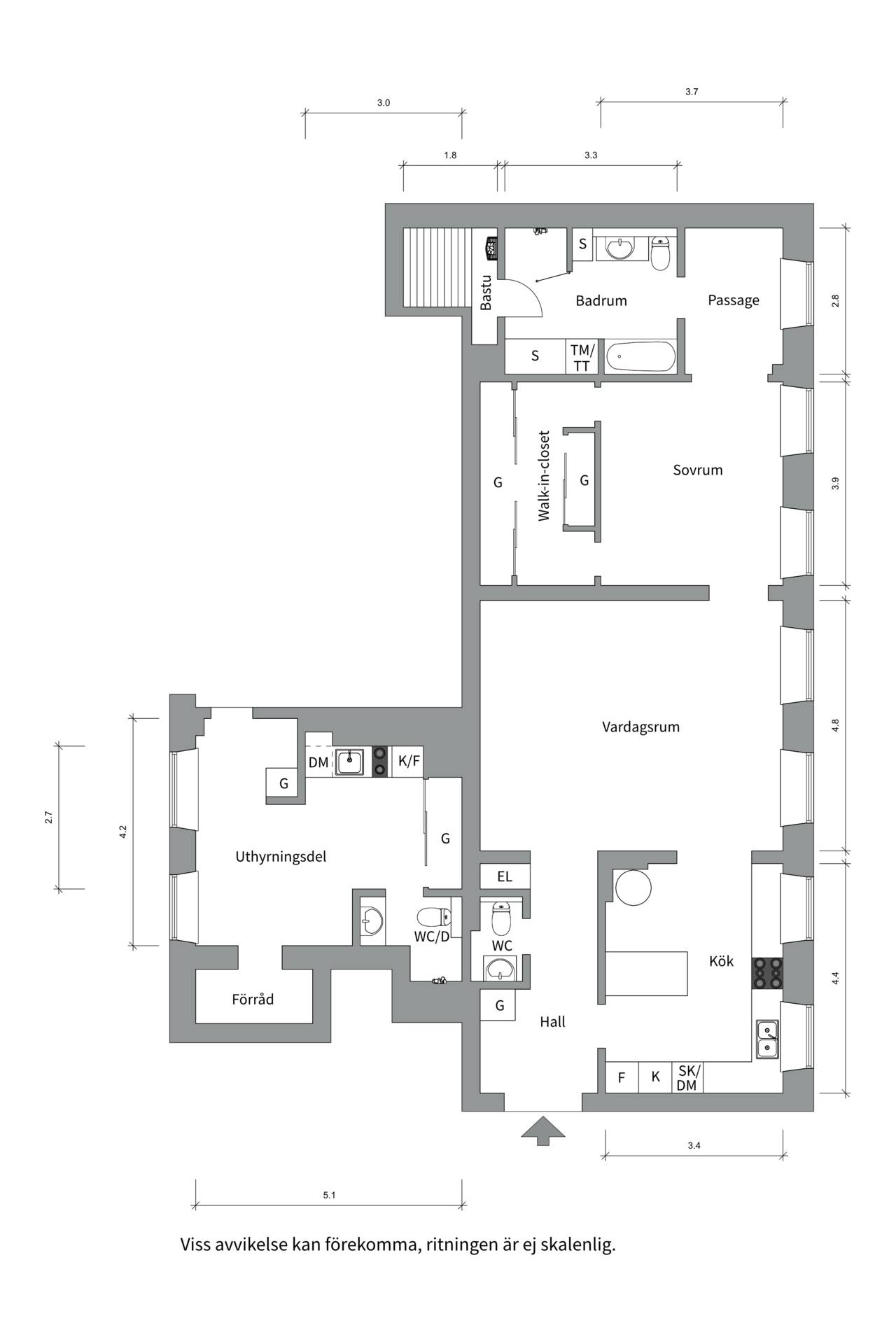 Bostadsbild från Västra Ågatan 22 A, Kommande i Centrum, Uppsala