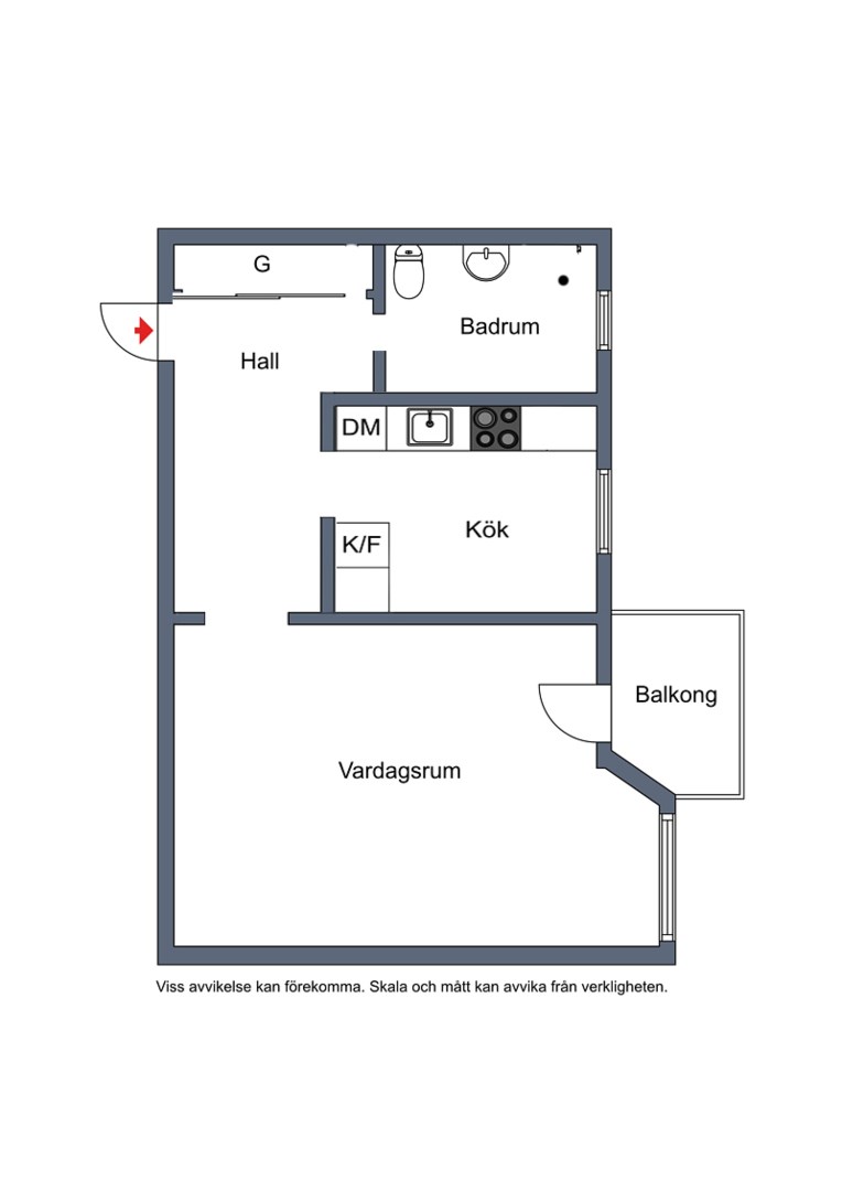 Planlösning från Tullingebergsvägen 12C, Kommande i G:a Tullingeberg, Botkyrka