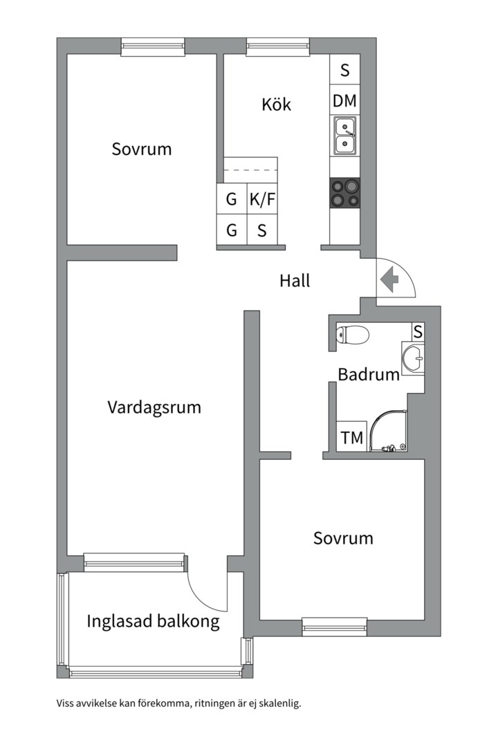 Bostadsbild från Gunnilbogatan 18E, Kommande i Malmaberg, Västerås