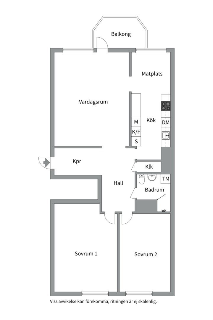 Planlösning från Alphyddevägen 35, Kommande i Alphyddan, Nacka