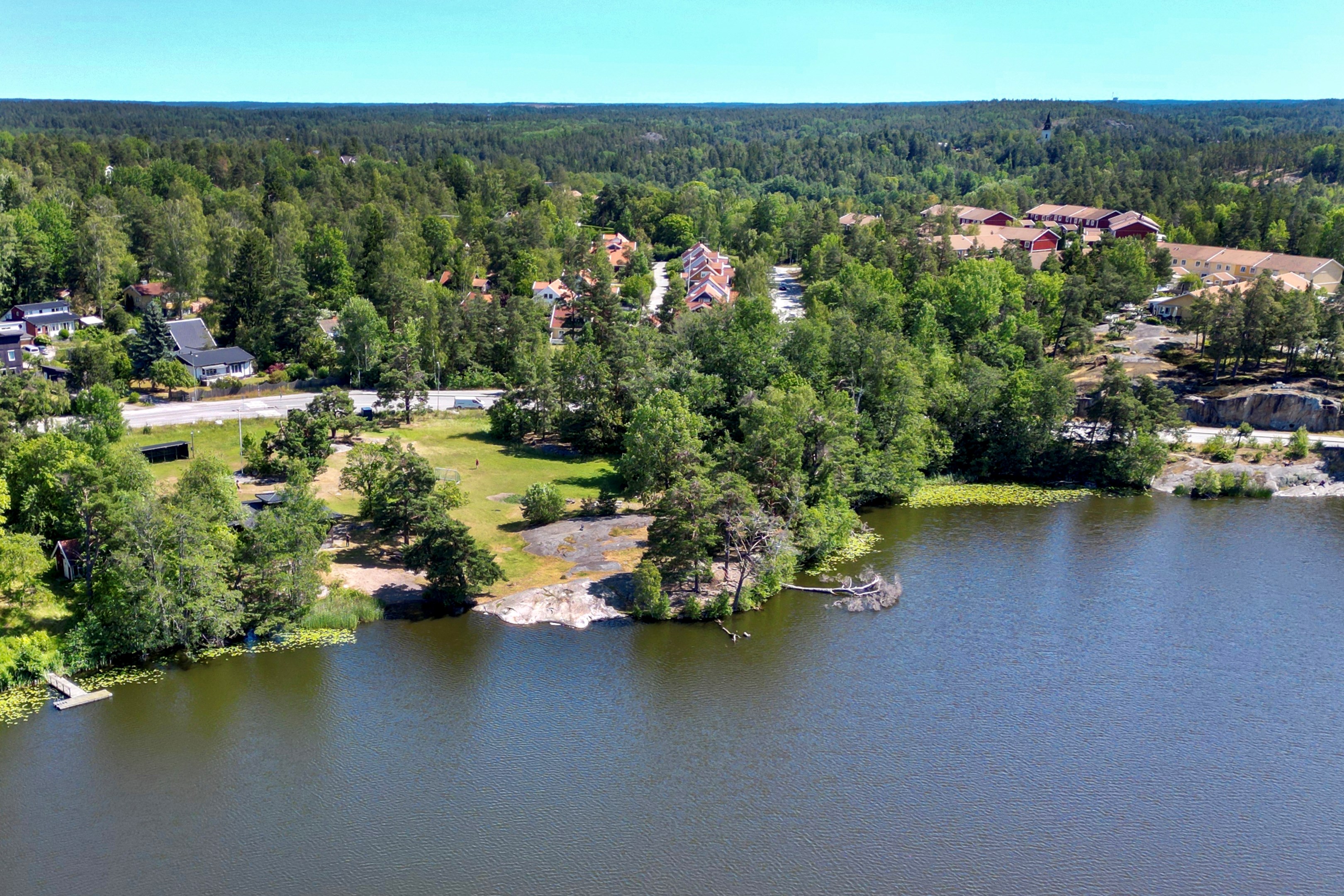Bostadsbild från Utövägen 18, Kommande i Västra Orminge, Nacka