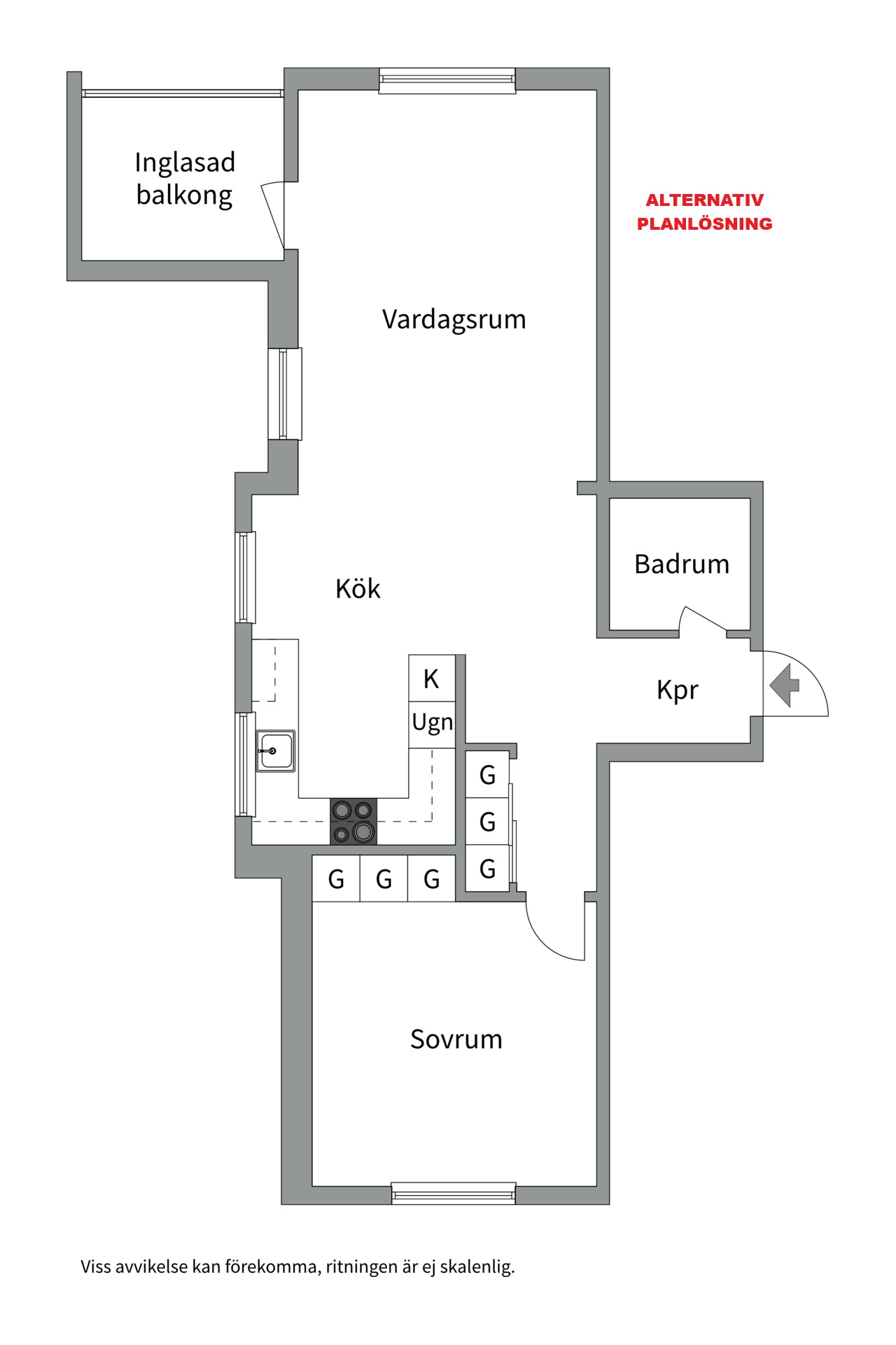 Bostadsbild från Apelgatan 7A, Såld i Salabacke, Uppsala