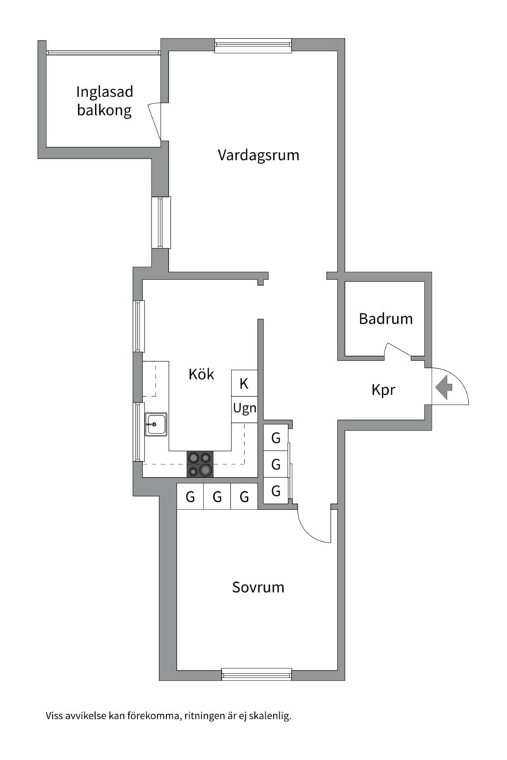 Bostadsbild från Apelgatan 7A, Snart till salu i Salabacke, Uppsala