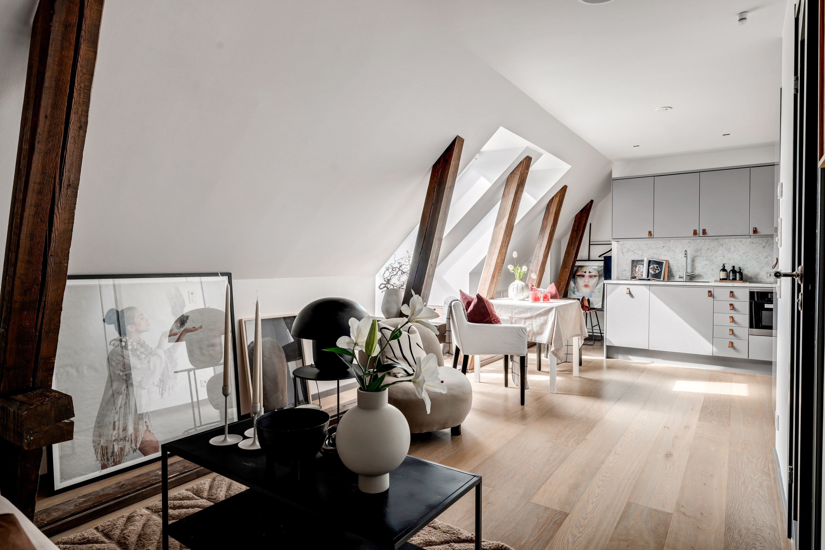 Bostadsbild från Gluntens gränd 1, Kommande i Främre Luthagen, Uppsala