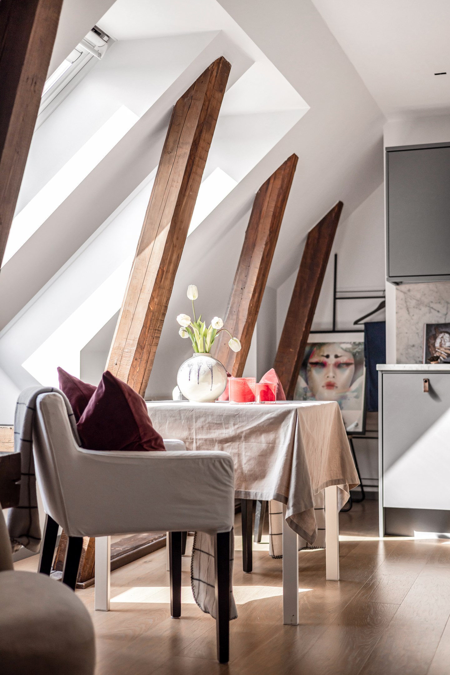 Bostadsbild från Gluntens gränd 1, Kommande i Främre Luthagen, Uppsala