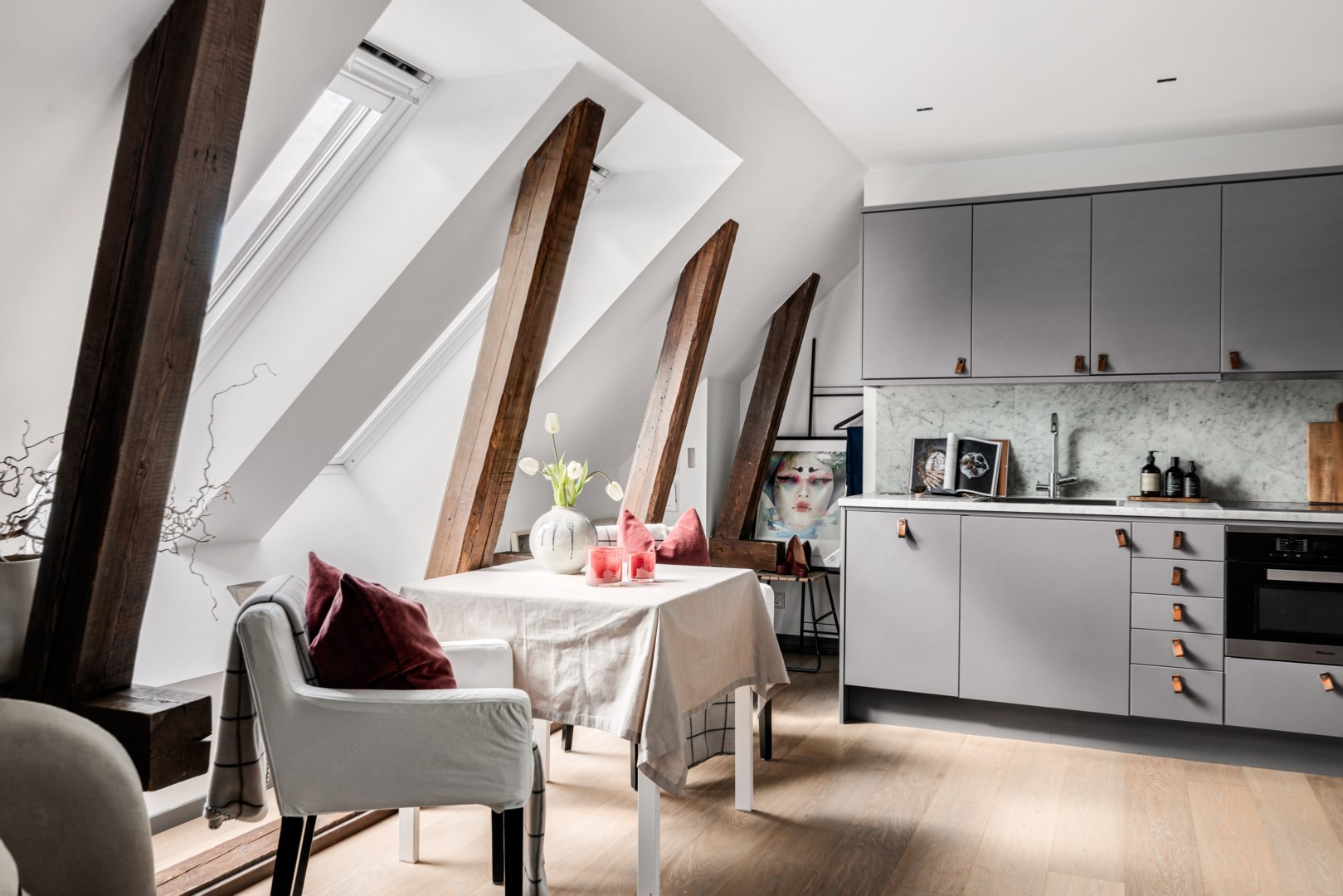 Bostadsbild från Gluntens gränd 1, Till salu i Främre Luthagen, Uppsala