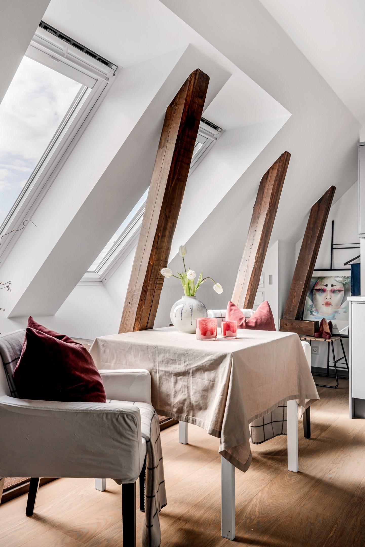 Bostadsbild från Gluntens gränd 1, Kommande i Främre Luthagen, Uppsala