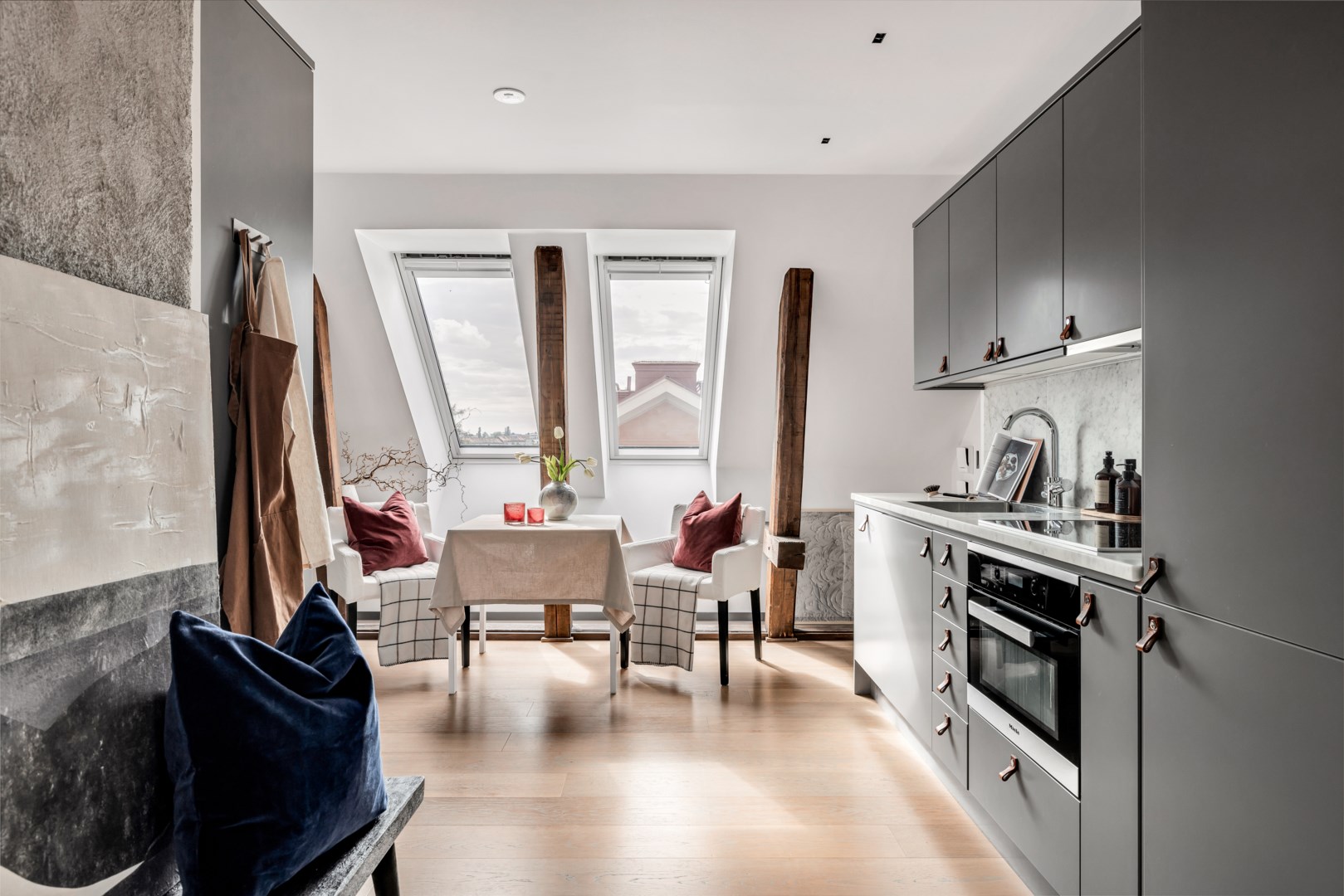 Bostadsbild från Gluntens gränd 1, Till salu i Främre Luthagen, Uppsala