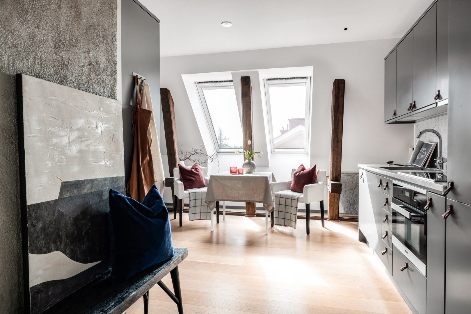 Bostadsbild från Gluntens gränd 1, Till salu i Främre Luthagen, Uppsala