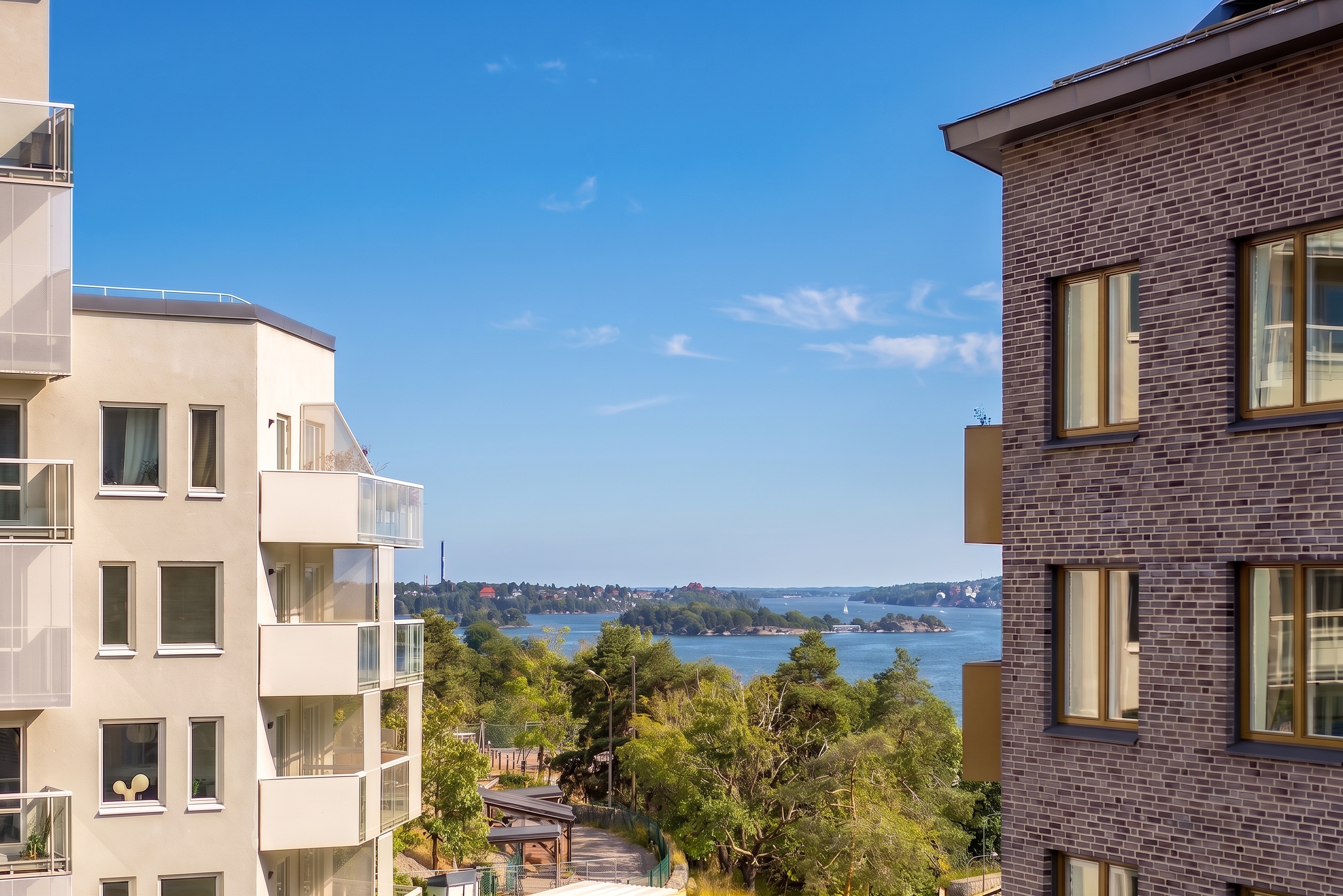 Bostadsbild från Kvarnholmsvägen 100, Kommande i Kvarnholmen, Nacka