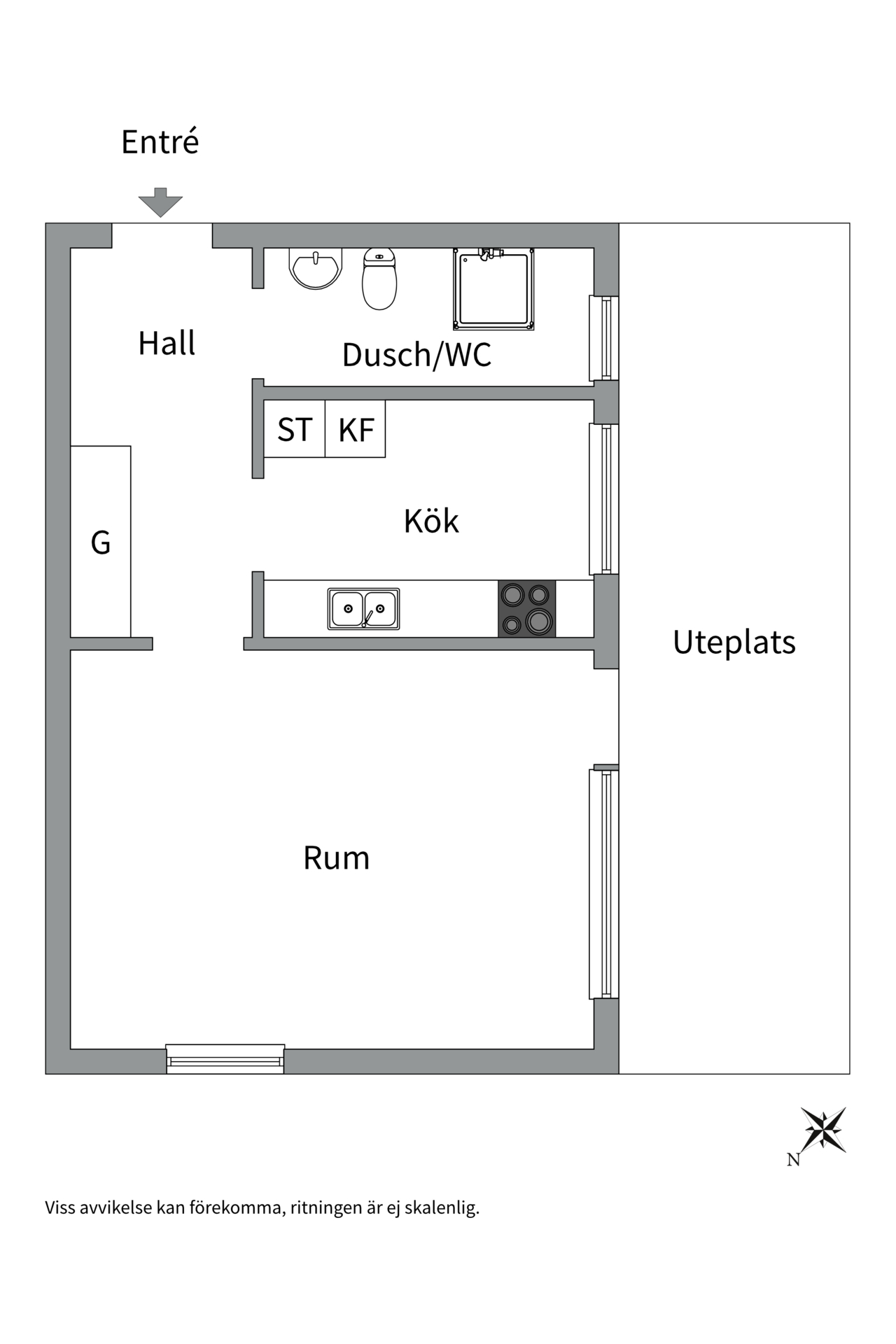 Bostadsbild från Elin Wägnersgatan 23, Såld i Nyby, Uppsala