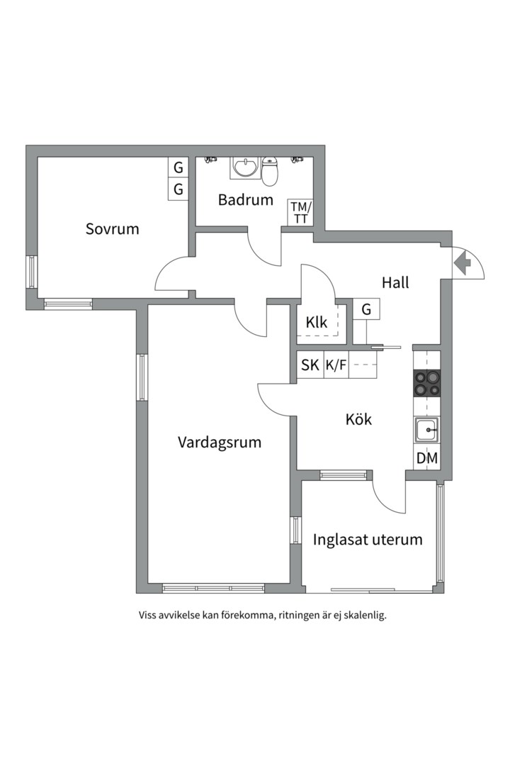 Planlösning från Stenbrohultsvägen 103, Till salu i Sävja, Uppsala