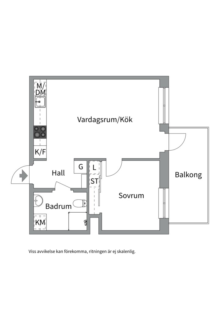 Planlösning från Augustendalsvägen 4A, Kommande i Nacka Strand, Nacka