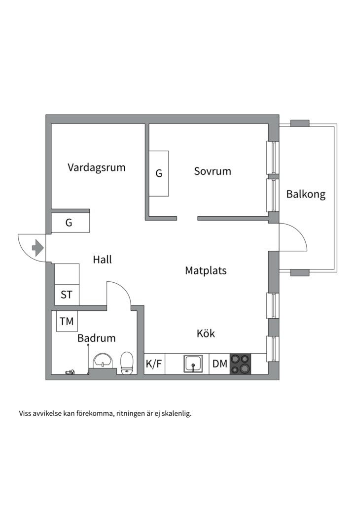 Planlösning från Ornövägen 28, Kommande i Västra Orminge, Nacka