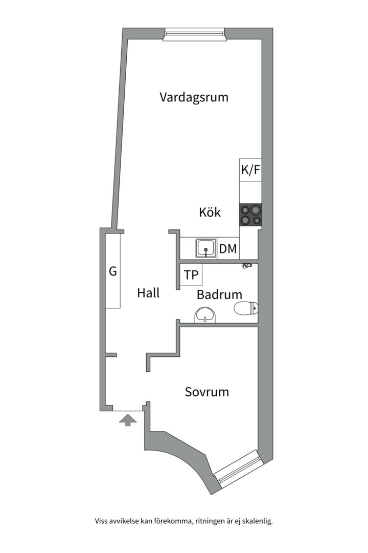 Planlösning från Kammakargatan 14, 4 tr, Såld i Norrmalm, Stockholm