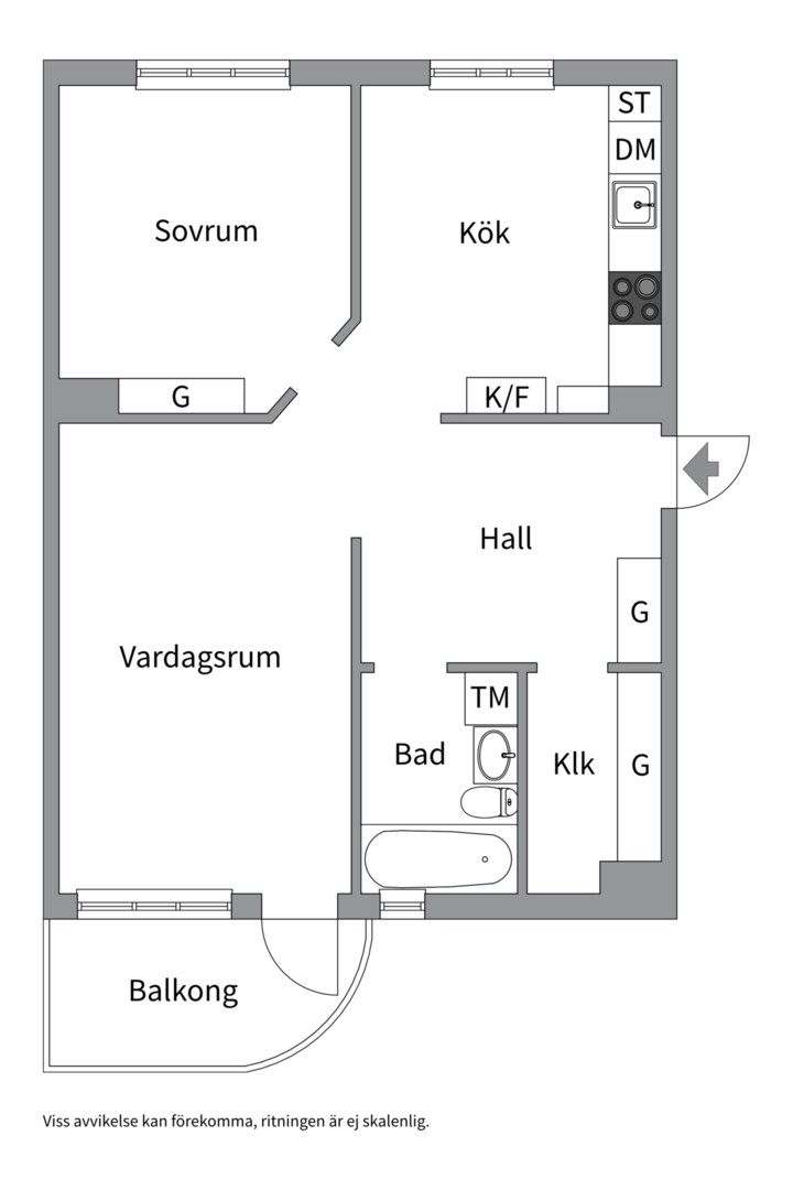 Planlösning från Kantatvägen 13, Kommande i Nacka Forum, Nacka