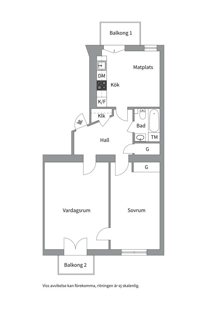 Planlösning från Pontonjärgatan 34, Kommande i Kungsholmen - Nedre Kungsholmen, Stockholm