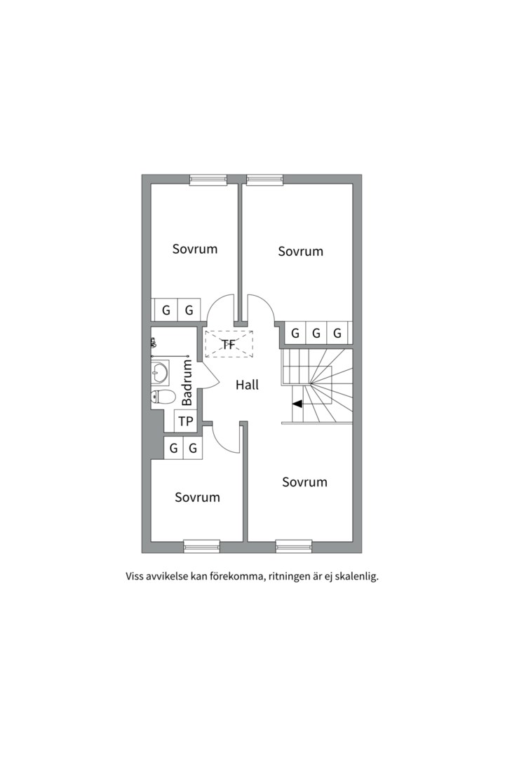 Planlösning från Vitmossvägen 223, Kommande i Lindbacken, Uppsala