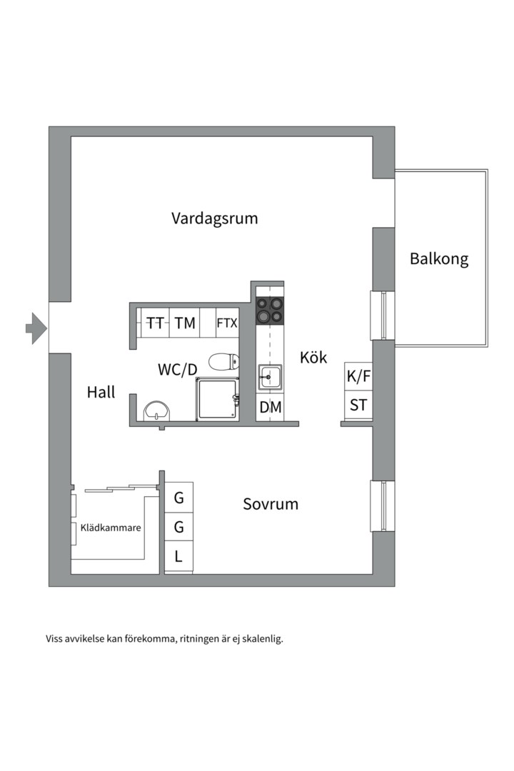 Planlösning från Lustigkullagatan 8, Såld i Alsike, Knivsta