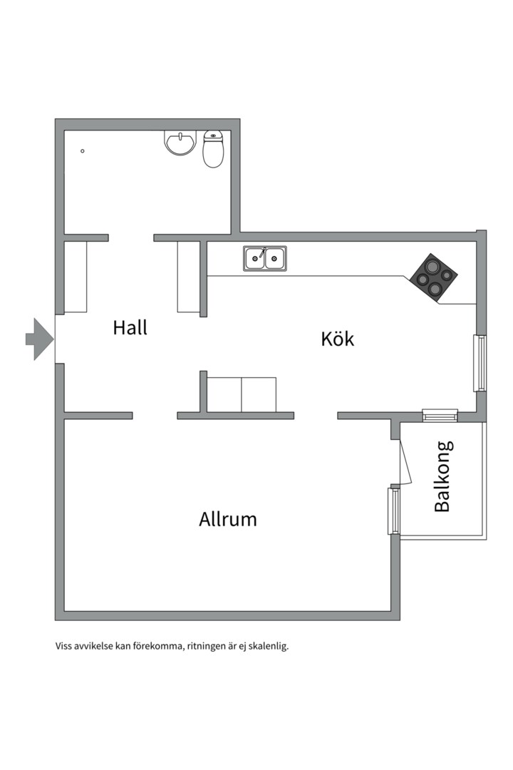 Planlösning från Månstorpsvägen 22, Kommande i G:a Tullingeberg, Botkyrka