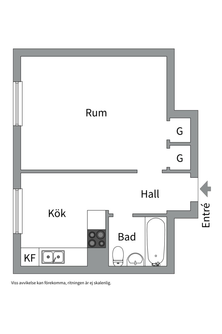 Planlösning från Lindsbergsgatan 9B, Till salu i Sommarro, Uppsala