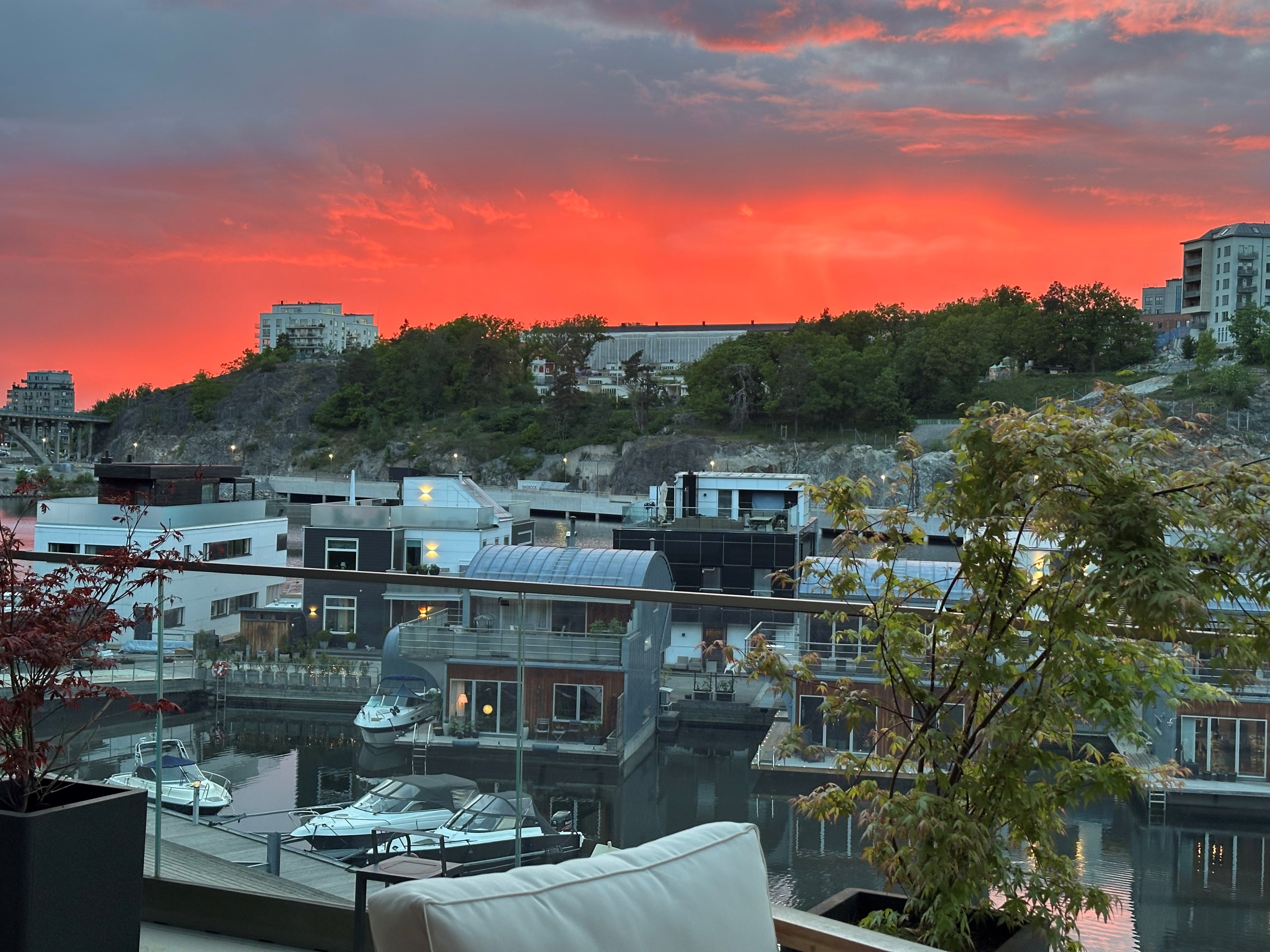 Bostadsbild från Marinstadsvägen 7, Kommande i Marinstaden, Nacka