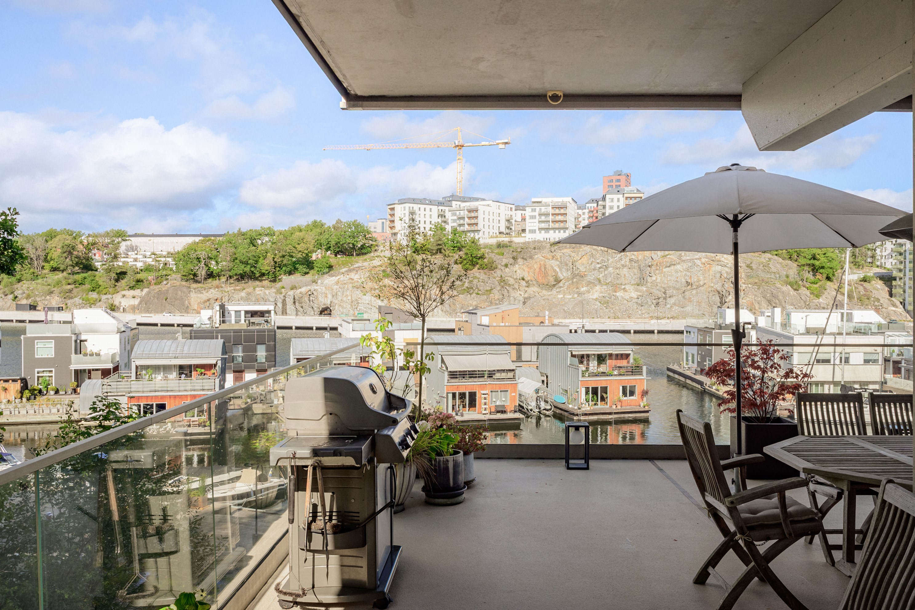 Bostadsbild från Marinstadsvägen 7, Kommande i Marinstaden, Nacka