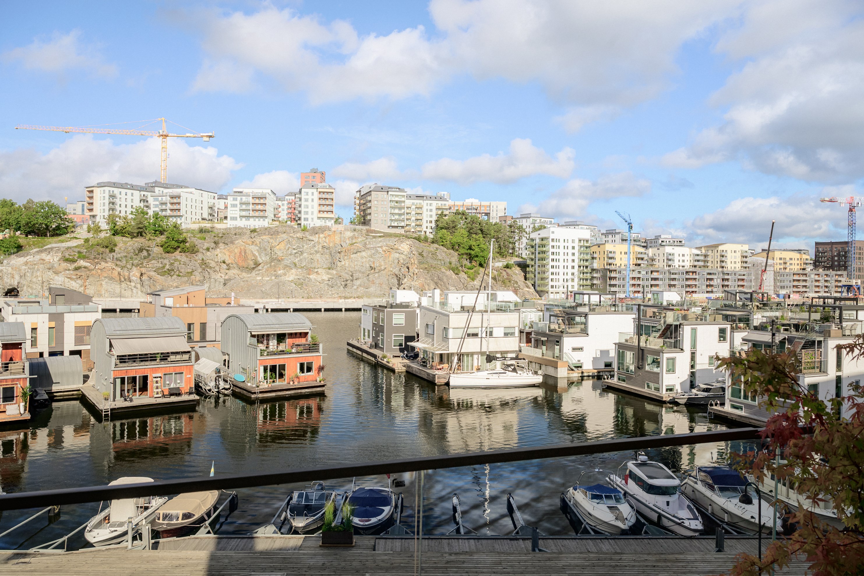 Bostadsbild från Marinstadsvägen 7, Kommande i Marinstaden, Nacka