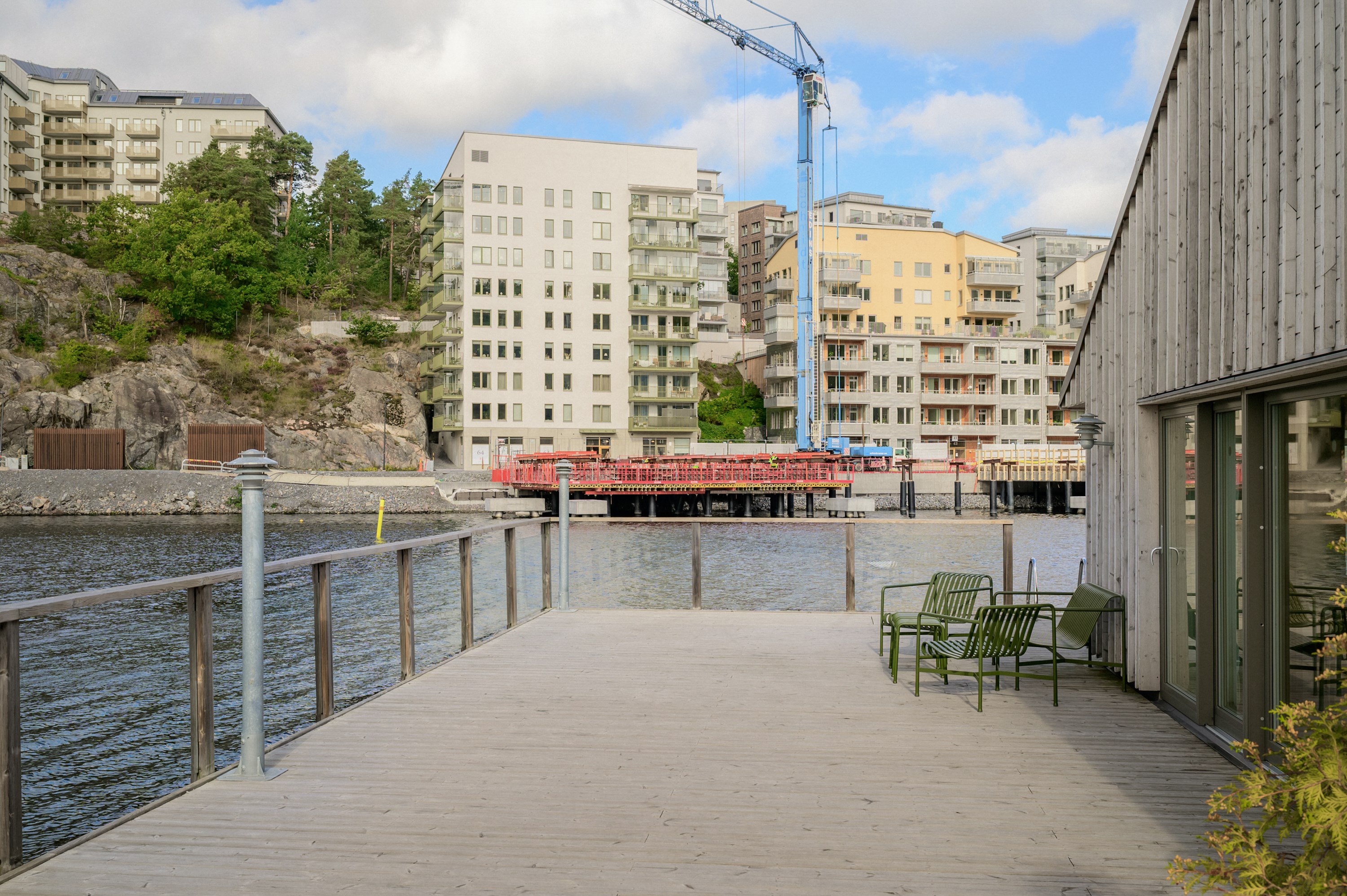 Bostadsbild från Marinstadsvägen 7, Kommande i Marinstaden, Nacka