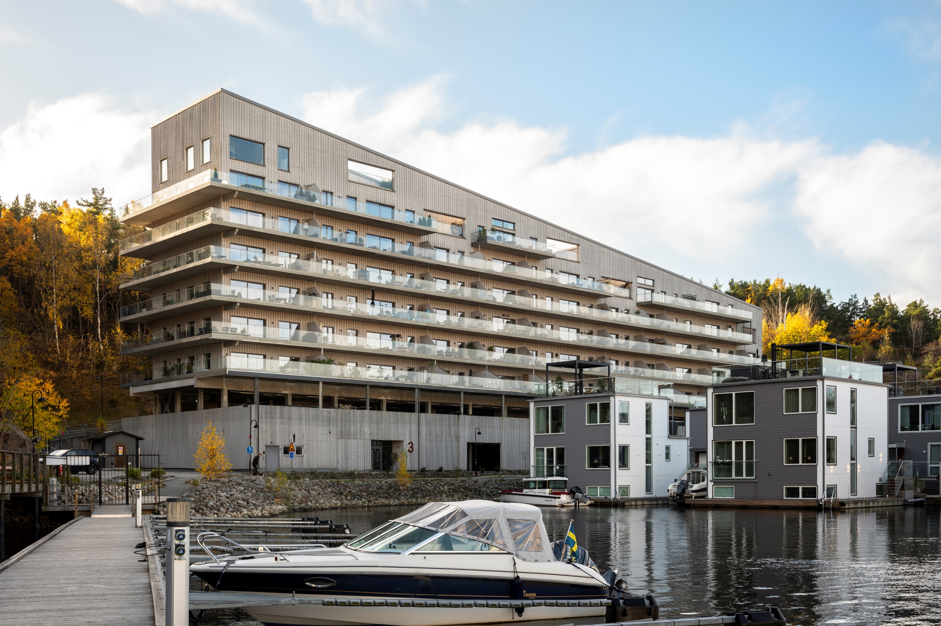 Bostadsbild från Marinstadsvägen 7, Kommande i Marinstaden, Nacka