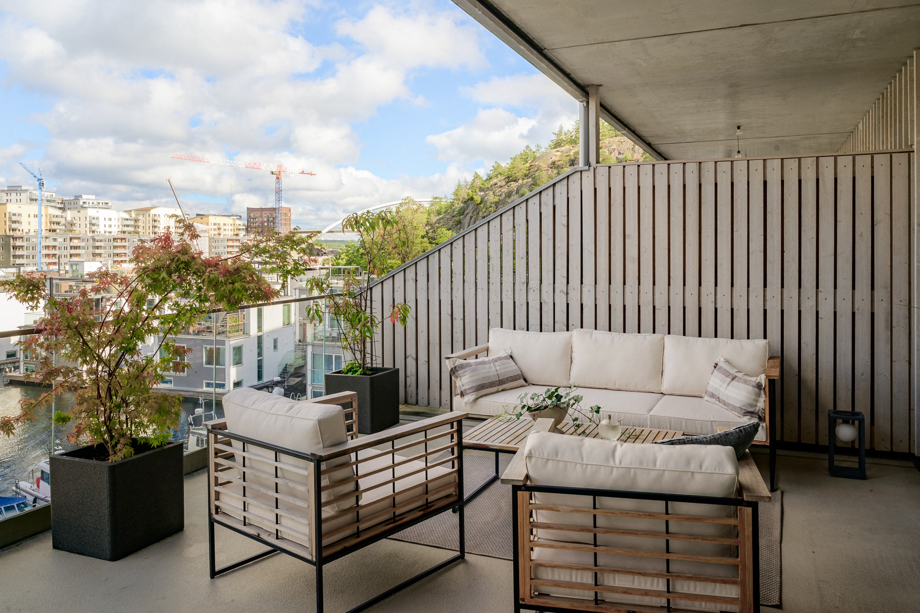 Bostadsbild från Marinstadsvägen 7, Kommande i Marinstaden, Nacka