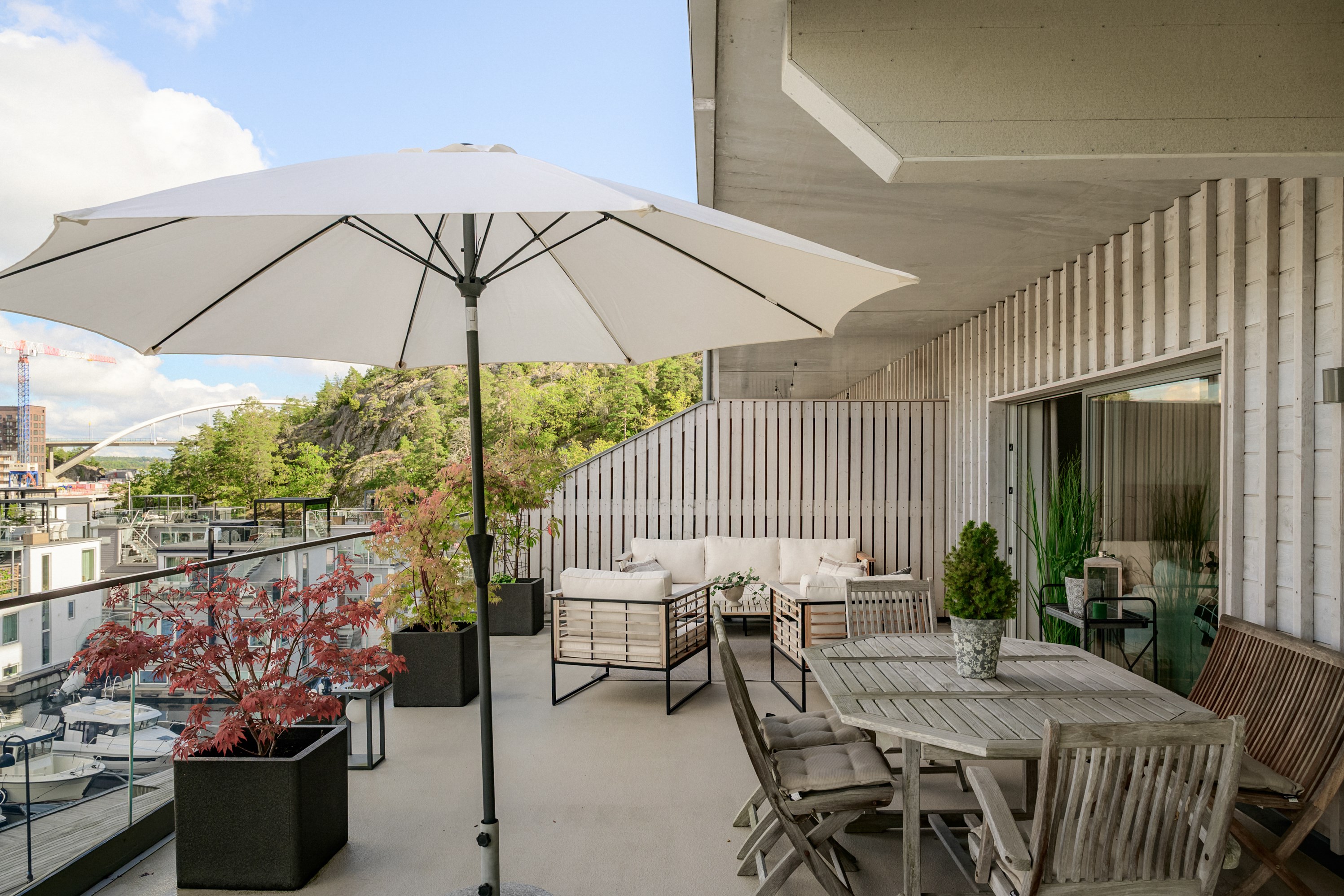 Bostadsbild från Marinstadsvägen 7, Kommande i Marinstaden, Nacka