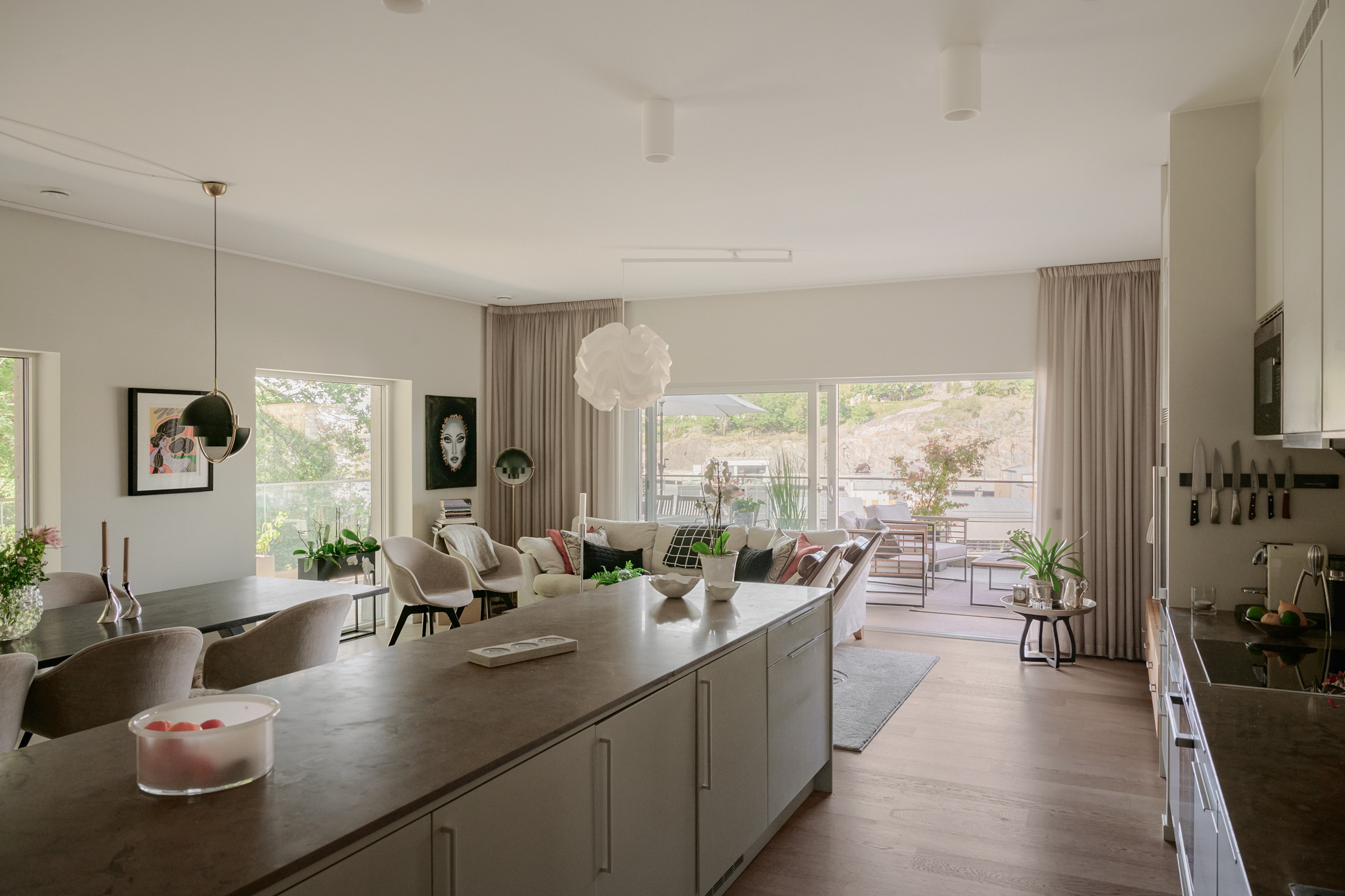 Bostadsbild från Marinstadsvägen 7, Kommande i Marinstaden, Nacka