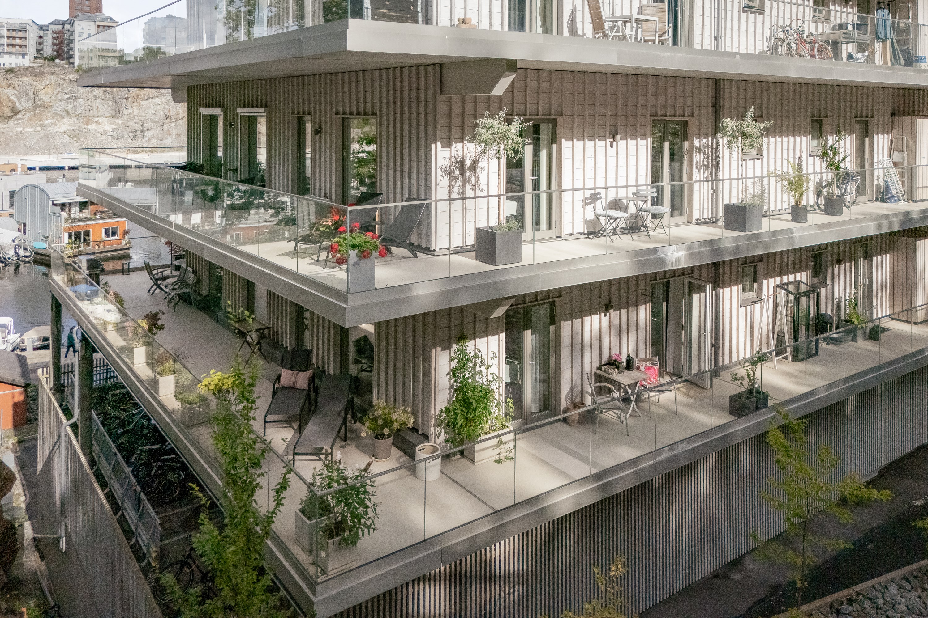 Bostadsbild från Marinstadsvägen 7, Kommande i Marinstaden, Nacka