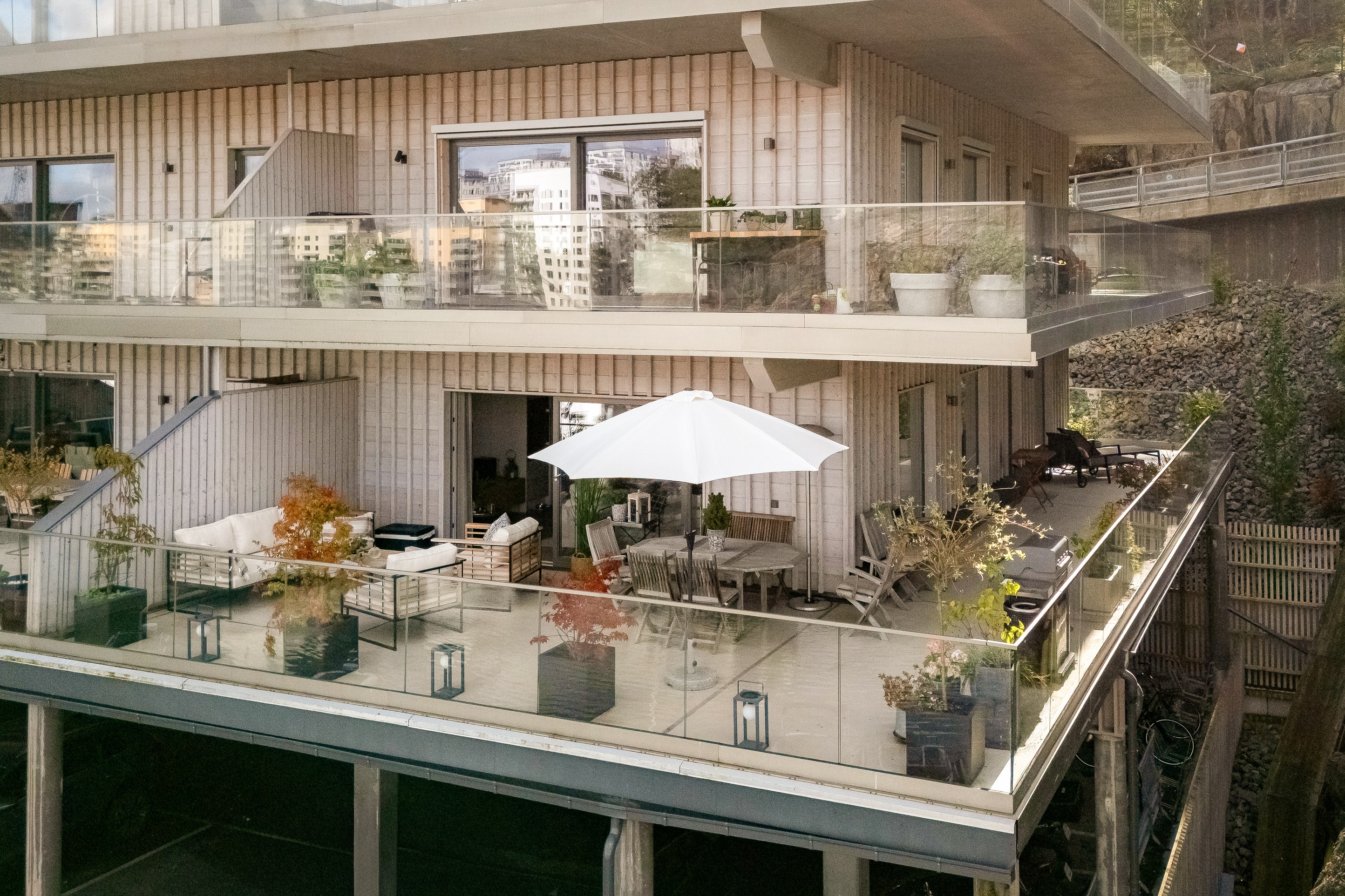 Bostadsbild från Marinstadsvägen 7, Kommande i Marinstaden, Nacka