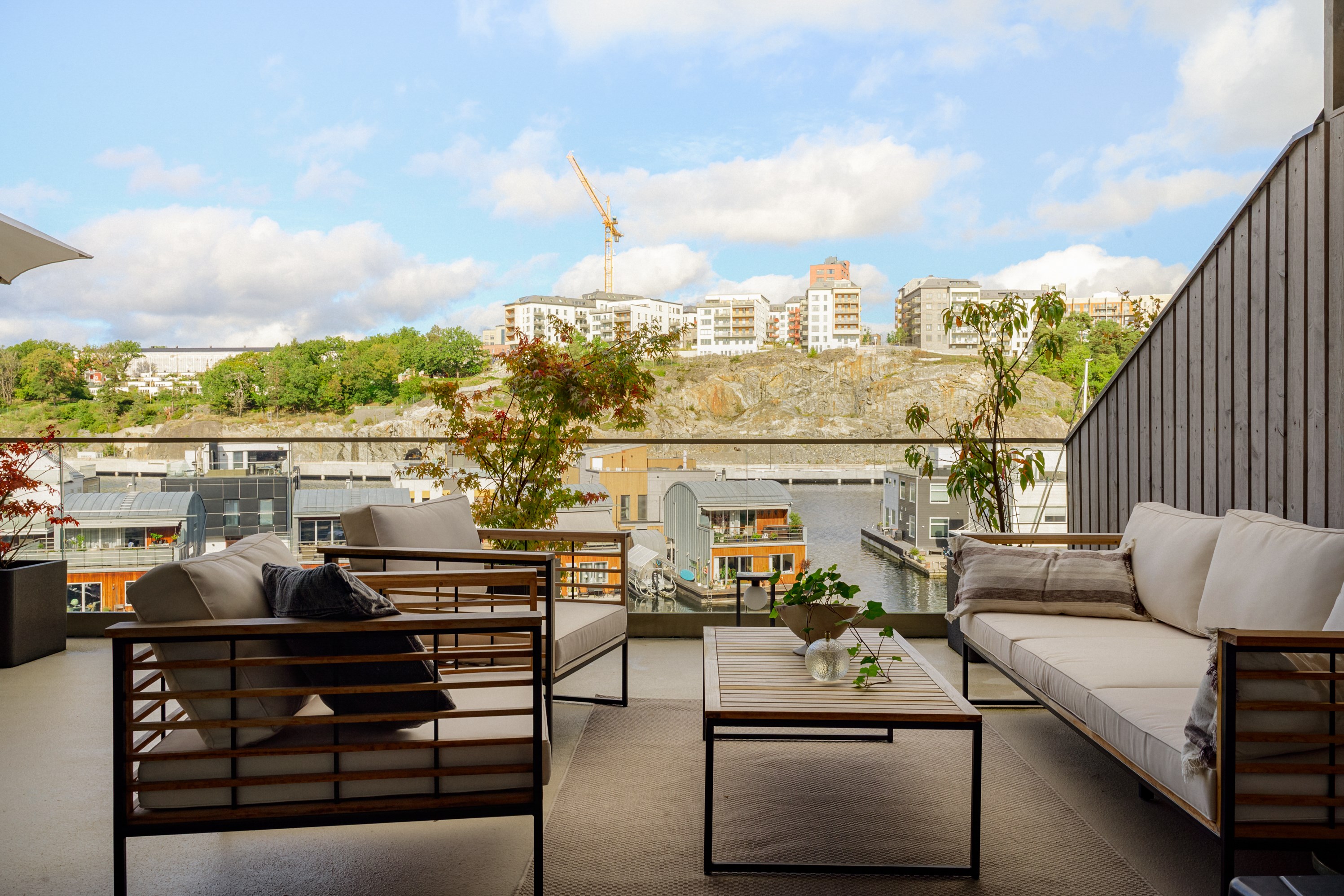 Bostadsbild från Marinstadsvägen 7, Kommande i Marinstaden, Nacka