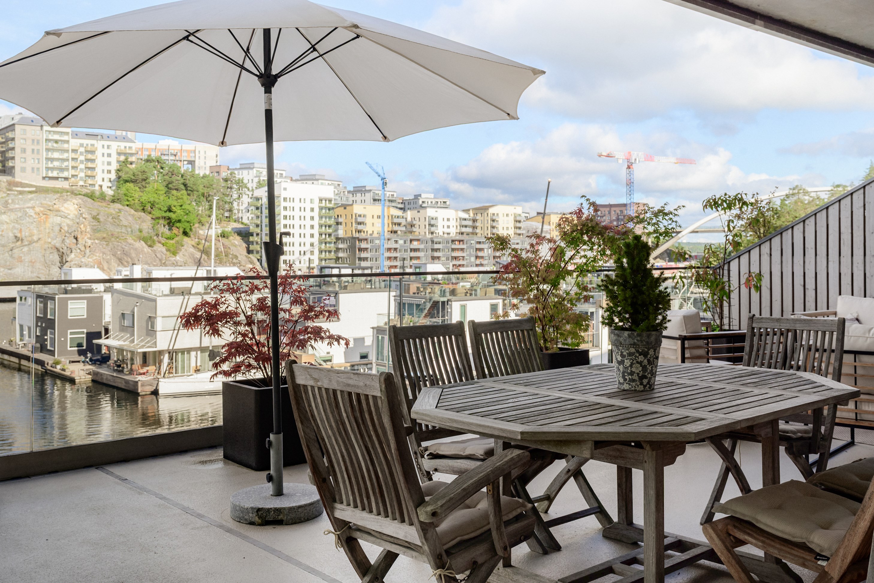 Bostadsbild från Marinstadsvägen 7, Kommande i Marinstaden, Nacka