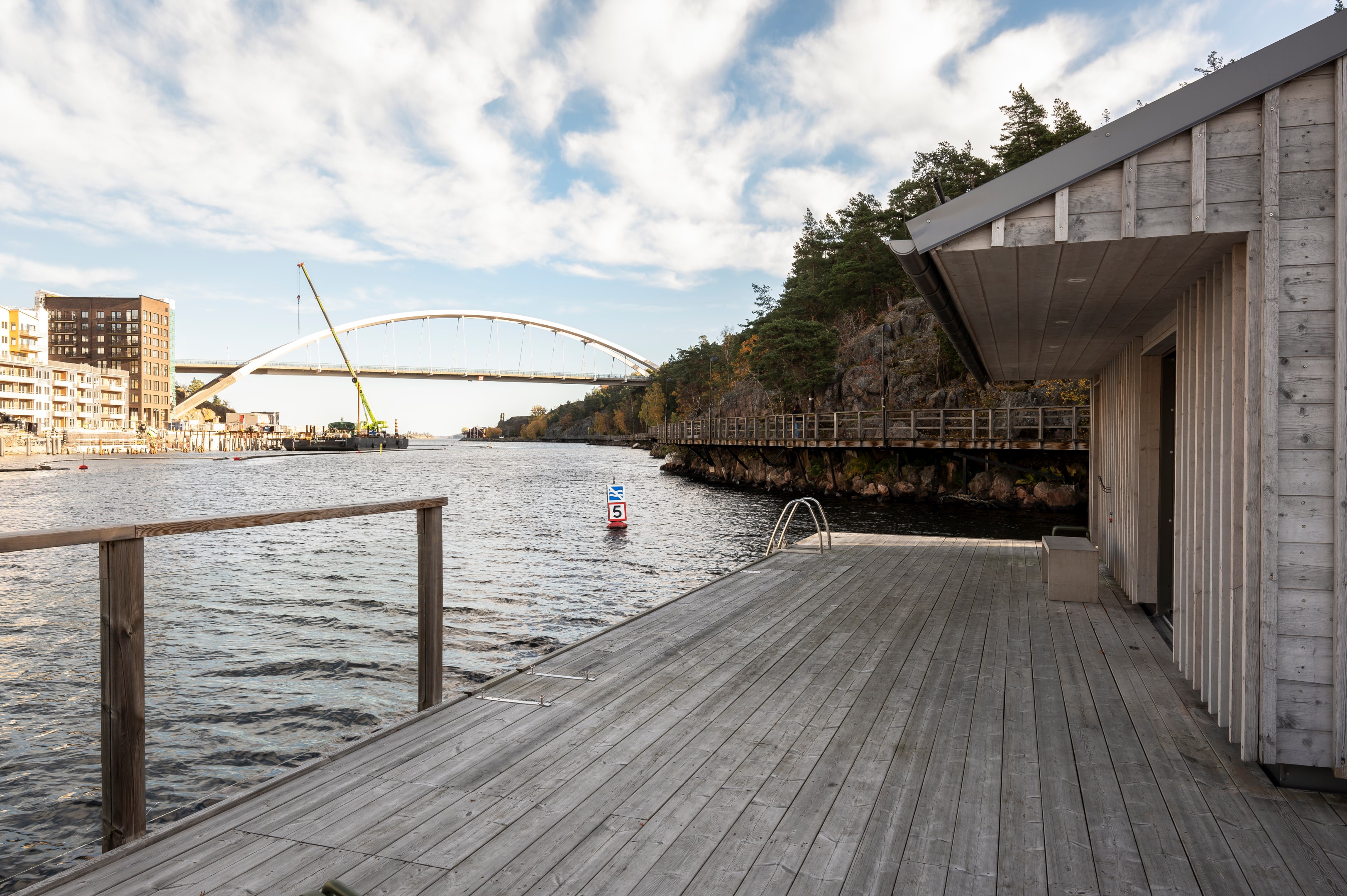 Bostadsbild från Marinstadsvägen 7, Kommande i Marinstaden, Nacka