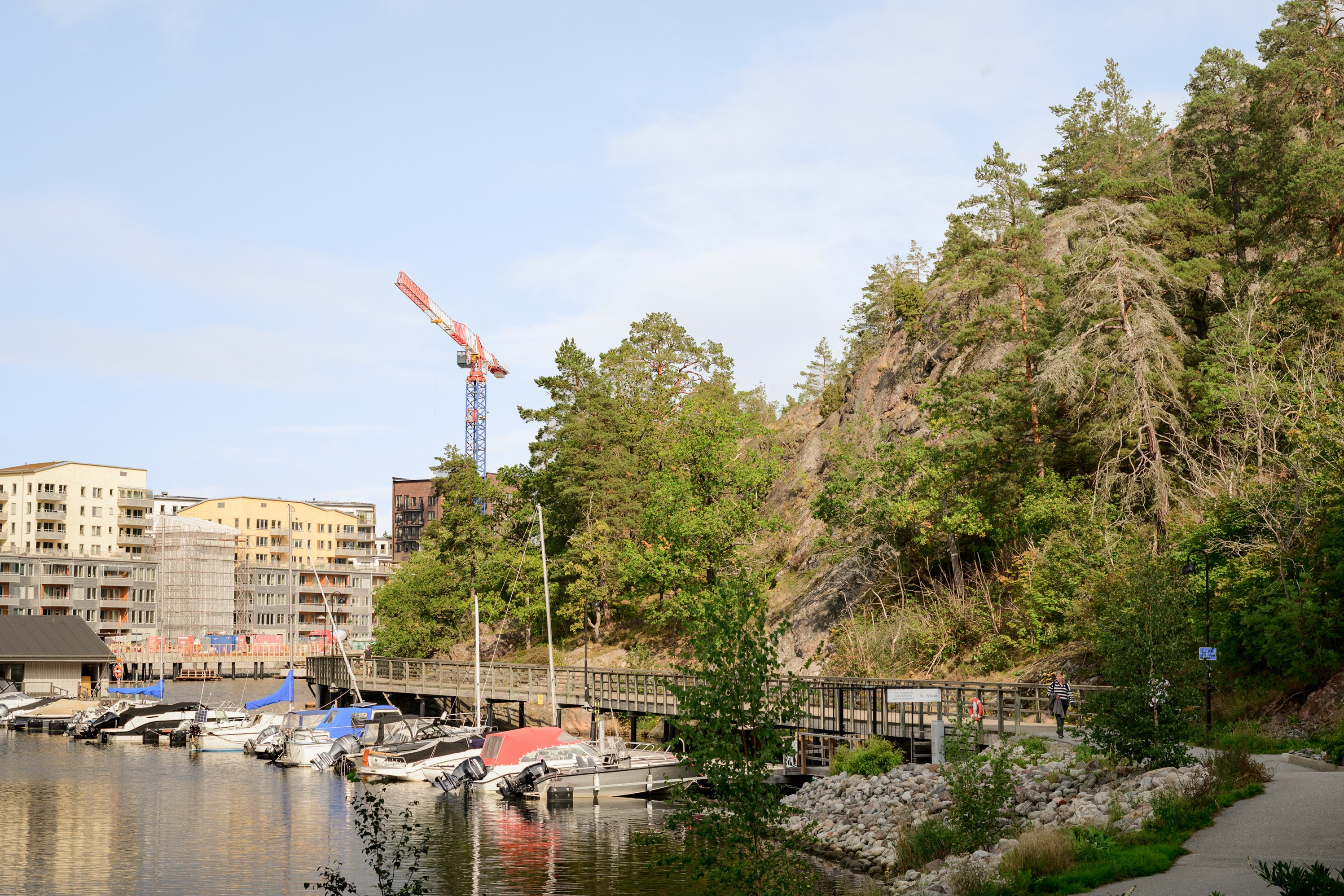 Bostadsbild från Marinstadsvägen 7, Kommande i Marinstaden, Nacka