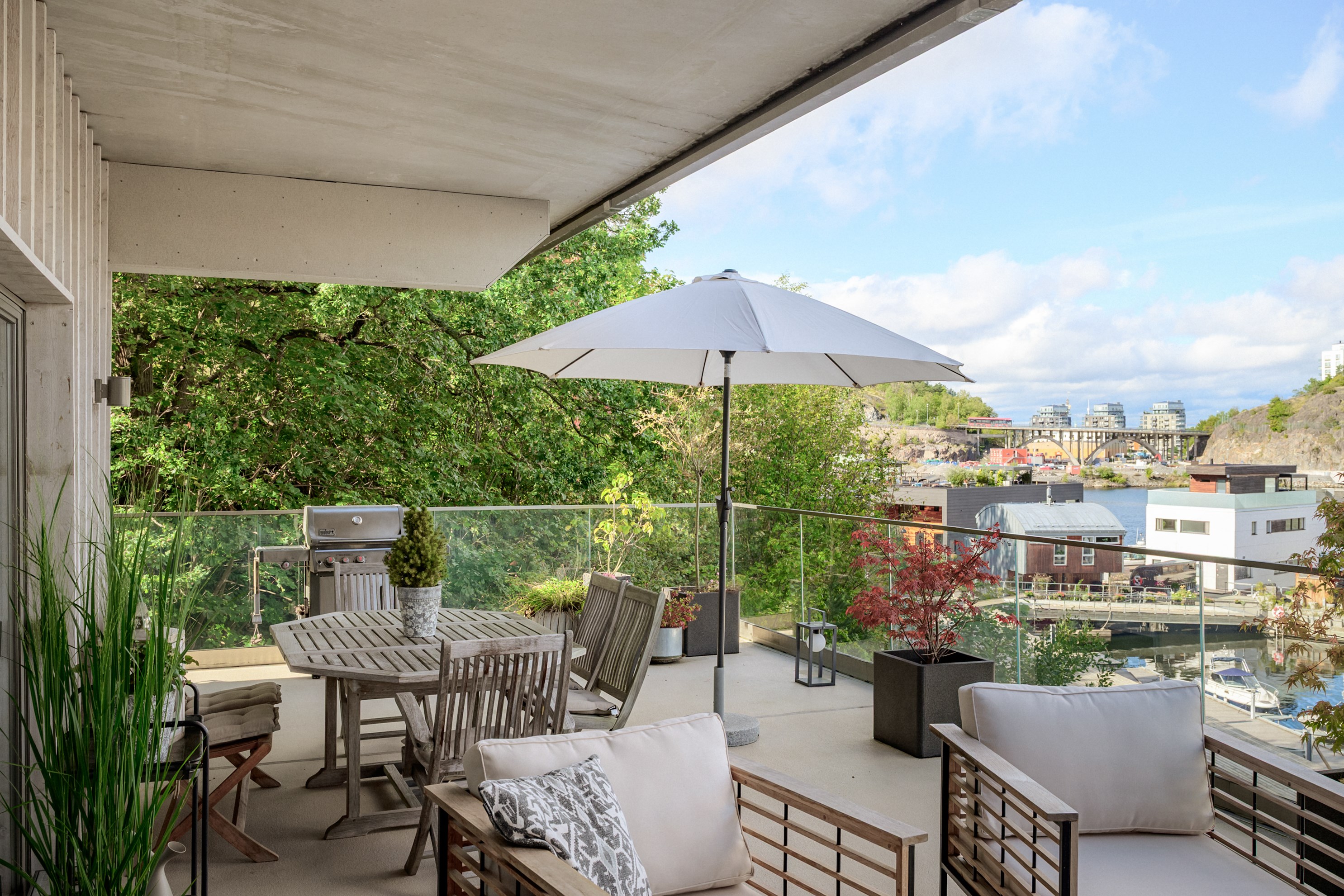 Bostadsbild från Marinstadsvägen 7, Kommande i Marinstaden, Nacka