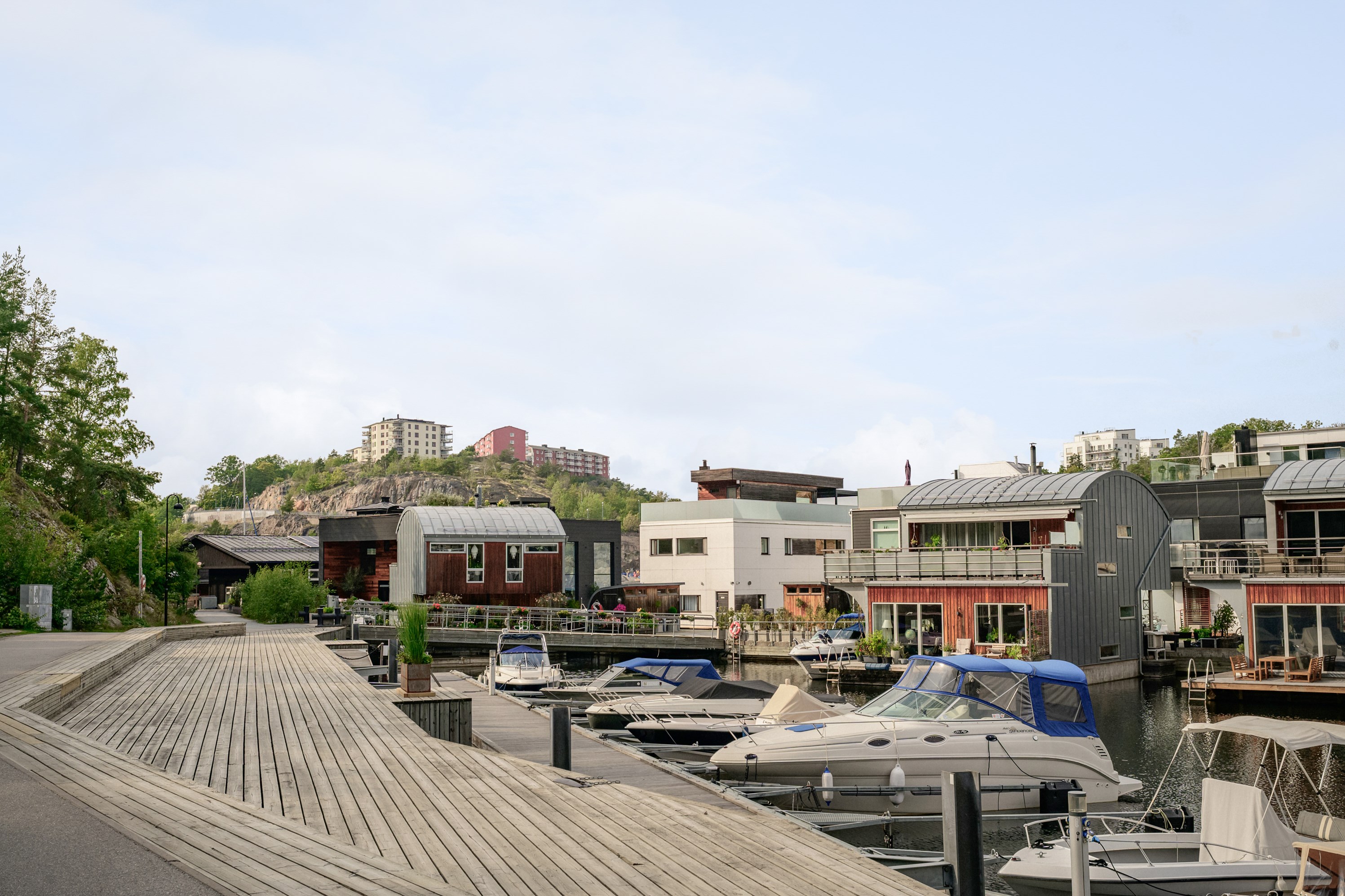 Bostadsbild från Marinstadsvägen 7, Kommande i Marinstaden, Nacka