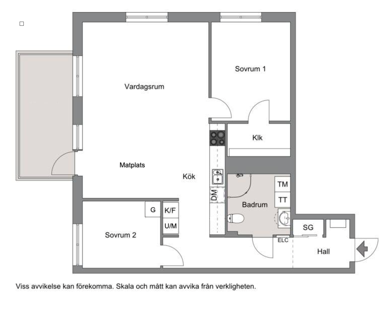 Planlösning från Grenvägen 4, Såld i Gustavsberg - Ösby Sjöpark, Värmdö