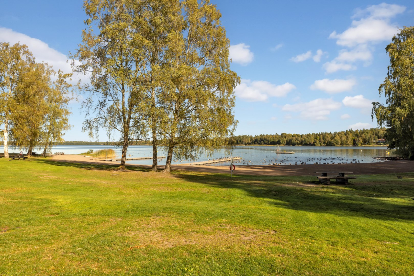 Nära bad i Långsjön