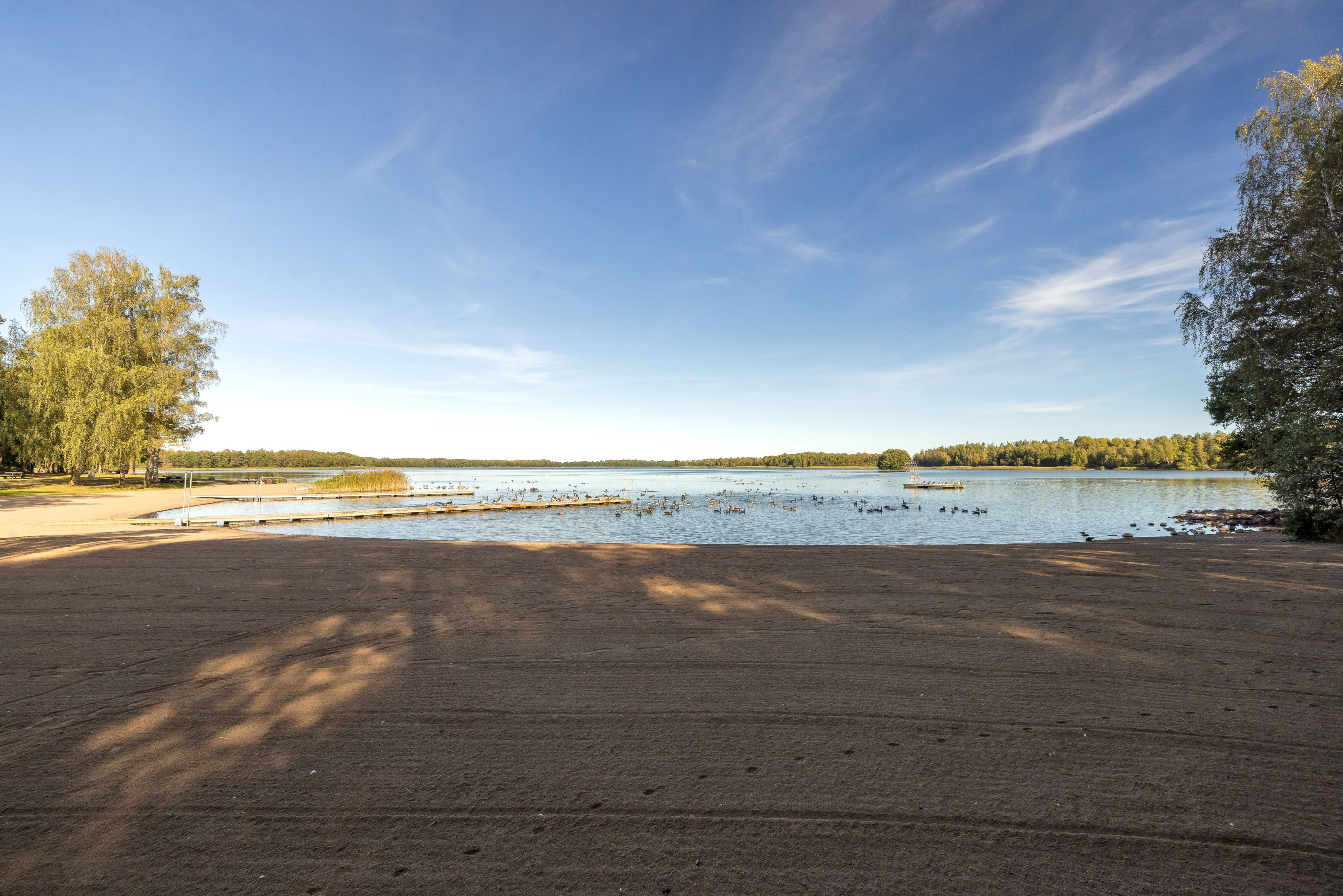 Nära bad i Långsjön